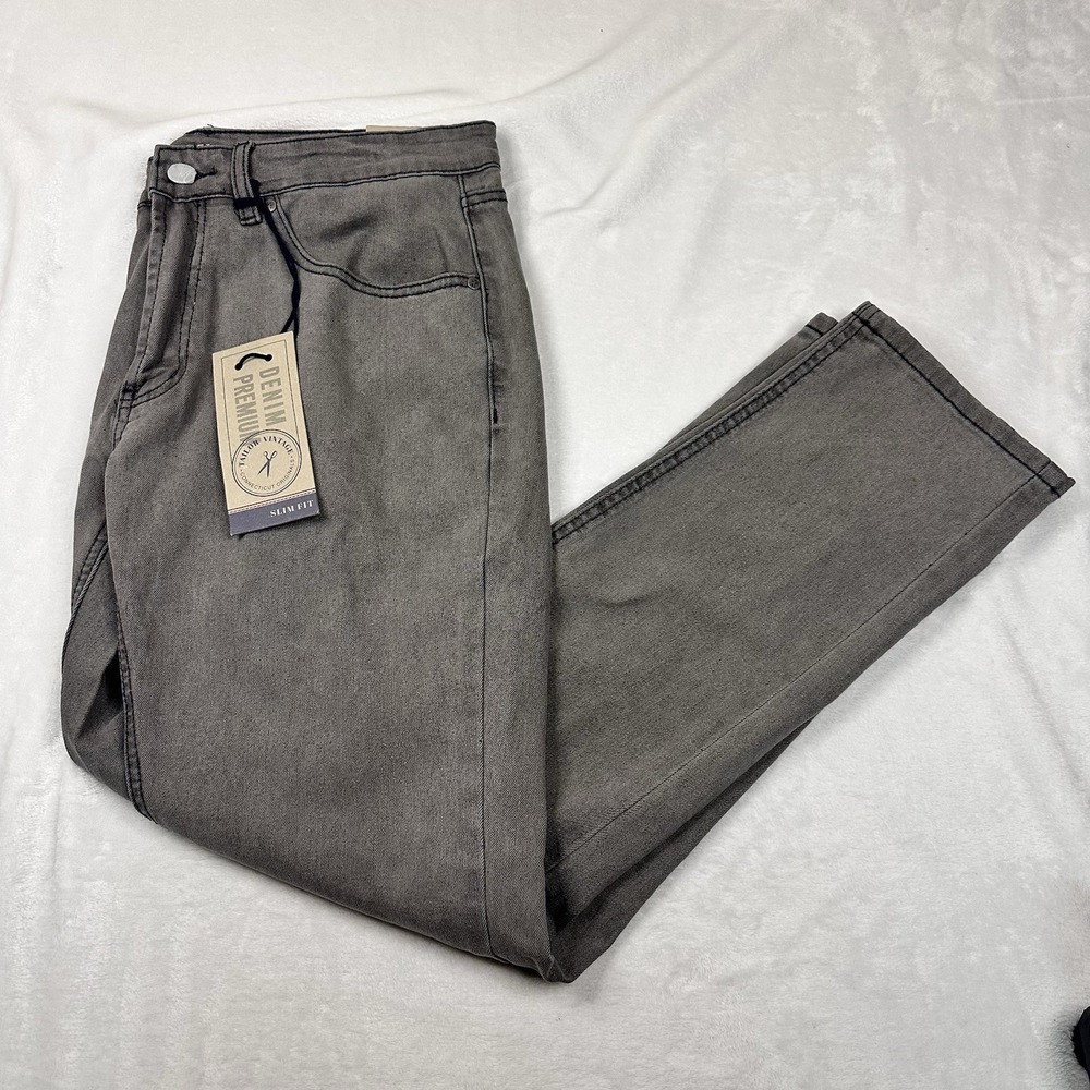 Tailor Vintage‎ Premium Denim Stretch Jeans $98 Men's 34x30 Granite Gray NWT $98
